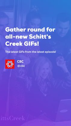 the text reads gather round for all - new shitt's creek gif