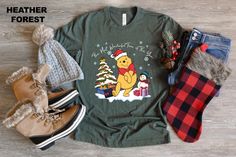 Winnie-The-Pooh Christmas Shirt, The Most Wonderful Time Of The Year Shirt, Pooh Shirt, Family Christmas Gift shirt, Christmas Pajama Pants *PLEASE READ ORDERING INSTRUCTIONS BEFORE PURCHASING* "CUSTOMIZATION" If you are looking for a specific shirt style, design or color not offered in my store, please let me know. "RETURNS / EXCHANGES" Unfortunately, due to the customization of the shirts we are unable to accept returns or exchanges on merchandise. In case of dispute, the buyer pays the return Pooh Shirt, Pooh Christmas, Christmas Pajama Pants, Winnie The Pooh Christmas, Family Christmas Gifts, Wonderful Time Of The Year, Christmas Pajamas, Christmas Shirt, Time Of The Year