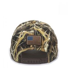 This Americana Ducks Unlimited® cap features an embroidered DU logo with stars and stripes. Adjustable closure ensures a comfortable fit. Profile: Unstructured, Low Crown Material: Heavy Washed ; 60% Cotton, 40% Polyester Closure Type: Adjustable Plastic Snap Closure Sizes: One Size Fits Most Other: Flat Stitch & 2MM Raised Embroidery on Front and Heavy Decorative Stitch on Crown & Visor. PLUS Q3® Wicking Sweatband! Ducks Unlimited, Raised Embroidery, Hook And Loop Tape, Mossy Oak, Fitted Caps, Stars And Stripes, Metal Buckles, Moisture Wicking Fabric, Hat Sizes