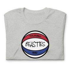 Did you post up with the Beastie Boys and Smashing Pumpkins at Lollapolooza? This t-shirt is everything you've dreamed of and more. It feels soft and lightweight, with the right amount of stretch. It's comfortable and flattering for all.  * 100% combed and ring-spun cotton (Heather colors contain polyester) * Fabric weight: 4.2 oz/yd² (142 g/m²) * Pre-shrunk fabric * Side-seamed construction * Shoulder-to-shoulder taping * Blank product sourced from Guatemala, Nicaragua, Mexico, Honduras, or the Red White And Blue Shirt, Throwback Blue Sports T-shirt, Throwback Screen Print T-shirt For Baseball Season, 90s Red T-shirt For Sports, Smashing Pumpkins, Beastie Boys, Trail Blazers, Blue Shirt, Red White And Blue