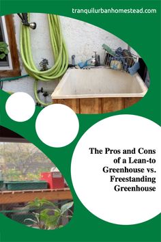 the pros and cons of a lean - to greenhouse vs freestanding greenhouse