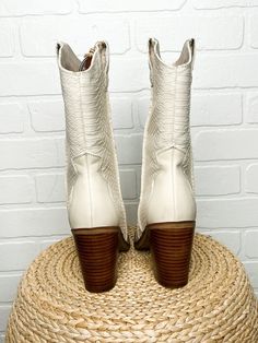 Raylyn cowboy boots from Lush Fashion Lounge women's boutique in Oklahoma City. Lush boutique in OKC has a variety of cute and affordable shoes! You are sure to love these trendy cowboy boots! True to size. 3 inch heel Ankle Cowboy Boots, Affordable Shoes, 3 Inch Heels, Women's Boutique, Oklahoma City, Ladies Boutique, Western Boots, Python, Oklahoma