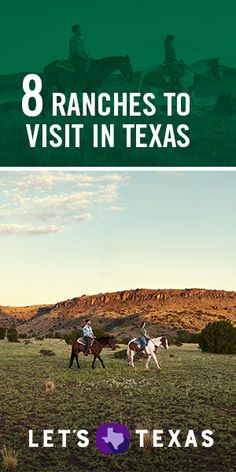 three ranches to visit in texas