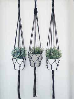 Macrame Plant Hanger - Silvesse Hanging Plants Diy, Macrame Hanging Planter, Hanging Plants Indoor, Diy Macrame Plant Hanger, Support Plante, Macrame Plant Holder, Pot Hanger, Macrame Hanger, Room Corner