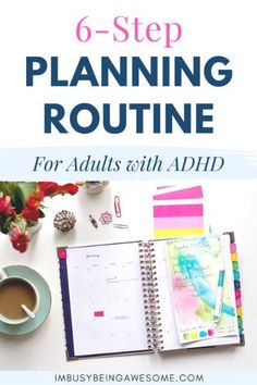 Get in the routine of making a daily plan, for adults with ADHD. Try these actionable steps to create a plan that works for your brain. How To Adult, Behavior Coaching, Happy Brain, Planning Routine, Functional Planning, Daily Planning, The Routine, Executive Functioning