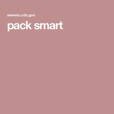 a pink background with the words pack smart