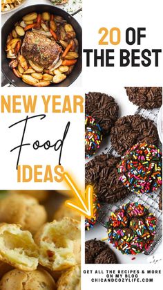 30 New Year Eve Recipes: new year appetizrs, side dishes, new year's eve food, new years eve snacks, food for a crowd, new year eve food tradition, maxican recipes, italian new years food ideas. New Years Eve Food Traditions, New Years Eve Dinners, New Year's Eve Food Traditions, New Year Eve Recipes, New Year Eve Food Ideas, New Year Eve Dinner