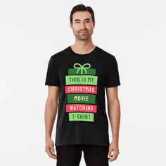 Get my art printed on awesome products. Support me at Redbubble #RBandME: https://www.redbubble.com/i/t-shirt/Christmas-movie-by-MOONLYGHT/167060832.6VDG0?asc=u Christmas Movie, Christmas Movies, Christmas