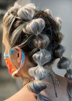 Rave Hair, Cheer Hair, Hair Techniques, Cool Braid Hairstyles