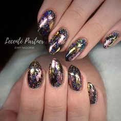 Foil Nail Art Designs Ideas, Foil Nail Art Designs, Foil Nail Designs, Toenail Art Designs, Toenail Art, Foil Nail Art, Art Designs Ideas, Pointed Nails