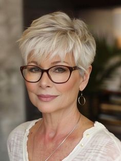 Older Women Hairstyles Over 60, Short Gray Hairstyles For Women Over 50, Short Hairstyles For Glasses, Short Hairstyle Women Older, Short Pixie Hairstyles For Older Women, Short Hairstyle Older Woman, Short Haircut For Women Over 60, Pixie Hairstyles For Older Women Over 60, Pixie Haircuts For Women Over 60