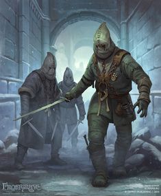 ArtStation - Frostgrave cultists, Dmitry Burmak Realm Artist, The Lich, Fantasy Realm, Dishonored, Medieval Clothing, Fantasy Monster, Fantasy Concept Art, High Fantasy