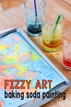 Fizzy Art - Baking Soda Paint