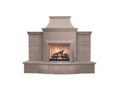 an image of a fireplace that is on display