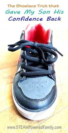 the shoelace trick that gave my son his confidence back by sta powered family