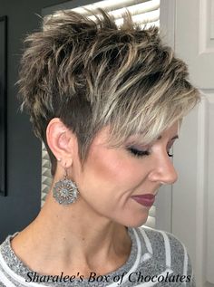 Undercut Wedge Haircut, A Line Pixie Haircut, Spikey Pixie Cuts, Edgy Short Hair Pixie, Short Spikey Hair For Women, Undercut Pixie Edgy Over 50, Flour Gorditas, Short Spikey Hair For Women Over 50