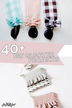 40 fat quarter projects! - see kate sew Triangle Quilt Pattern, Sew Projects, Sewing Kits, Small Sewing, Diy And Crafts Sewing, Baby Sewing Projects, Sew Easy