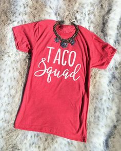 Taco Squad Fiesta Party Shirt Tacos And Tequila Vaca Tee Vacay Mode Mexico Party Shirt Mexican Bache Margarita Shirt, Tailgate Shirt, Coffee Graphic Tee, Bridal Squad, Pineapple Shirt, Pumpkin Spice Shirt, Food Shirt, Game Day Shirts, Funny Graphic Tees