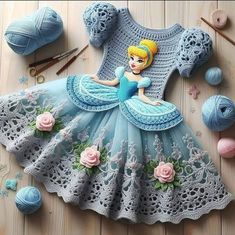 Crochet Baby Girl Dress, Crochet Blanket Designs, Crochet Clothing And Accessories, Crochet Baby Clothes, Crochet Baby Dress