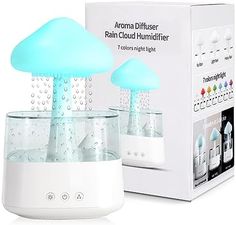 Umelee Humidificateur 450 ml, Humidificateur d'air Nuage de Pluie avec 3 Modes Pluie/Brouillard et 7 Veilleuses, Humidificateur d'eau, Diffuseur d'arômes pour Chambre Maison Bureau Voiture (Blanc) : Amazon.fr: Bébé et Puériculture Essential Oil Diffuser Humidifier, Cloud Rain, Relaxing Rain Sounds, Rain Sounds For Sleeping, Water Drip, Rain Cloud, Cool Mist Humidifier, Room Smells, Rain Clouds