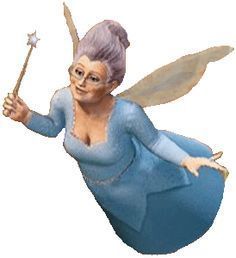 an animated image of a fairy holding a wand