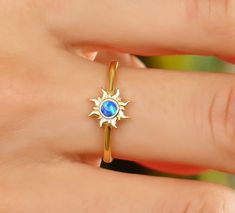 ★14K Solid Gold Sun Ring, 925 Sterling Silver Sun Ring, Birthstone Ring, Minimalist Ring, Mother's Day Gift, Valentine's Day Gift, Christmas Gift ★ ▷ MATERIAL ★ All of our 10K, 14K, 18K Jewelry are Solid Gold. ( Not Gold Filled or Gold Plated ) ★ All of our silver jewelry is 925 sterling silver and 14 carat gold plated. (Our white silver jewelry is rhodium plated.) ▷ PRODUCTION AND PACKAGING ★ Our jewelry is handmade. It is specially prepared for you in the dimensions you want upon order. ★ We work with three colors in our jewelry. Yellow, Rose, White ★ We prepare our jewelry by examining it to the smallest detail with our 21 years of experience. ★ Since we care about customer satisfaction and long-term relationship, we produce our jewelry considering daily use and natural wear. ★ If you w Sun Ring, Ring Birthstone, Gold Sun, Ring Minimalist, Minimalist Ring, Minimalist Rings, Birthstone Ring, Yellow Rose, Gift Christmas