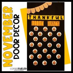 a black and yellow poster with the words thank you're turkeys on it