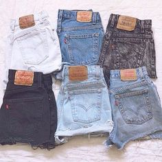 Teenager Outfits, Mode Inspo, Levi Shorts, Cute Simple Outfits, Cute Summer Outfits, Cute Shorts, Mode Inspiration, Teen Fashion Outfits, Dream Clothes