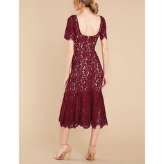 Wine Red Lace Low Back Mermaid Party Dress Fitted Red Mermaid Dress For Party Season, Red Mermaid Hem Dress For Party Season, Red Mermaid Dress For Party Season, Cocktail Evening Dress With Mermaid Hem For Party Season, Elegant Red Mermaid Dress For Party, Red Mermaid Dress For Party, Red Mermaid Hem Evening Dress For Party, Red Mermaid Hem Party Dress, Red Mermaid Dress For Night Out