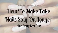 Make Fake Nails, How To Make Glue, Fake Nails For Kids, Natural Fake Nails, Best Press On Nails, Fake Nails Designs, Short Fake Nails, Diy Acrylic Nails, Fake Nails With Glue