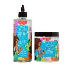 Carol's Daughter 2-piece The Little Mermaid Wash Day Delight Set   What It Is  Bring surprise and delight to your wash day with this unique formula from Carol's Daughter.   What You Get        (1) 16.9 oz. Wash Day Delight Little Mermaid Shampoo     (1) 20 fl. oz. Wash Day Delight Little Mermaid Conditioner     What It Does  Wash Day Delight Little Mermaid Shampoo        Liquid Micellar Technology acts like a magnet to help attract and lift away buildup for a thorough scalp and hair cleanse Carols Daughter Wash Day Delight, Carols Daughter, Candle Packaging Design, Natural Hair Care Routine, Shampoo Ingredients, Carols Daughter Products, Wash Day, Hair Cleanse, Candle Packaging