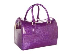 Glitter Bag, Furla Bags, Glam Bag, Purple Reign, Purple Love, Cheap Handbags, All Things Purple, Beautiful Handbags, Purple Bags