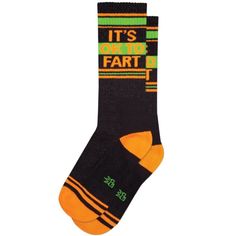 Contrary to what you may have heard, according to these great socks, It’s OK To Fart! For you or the person you love who has trouble containing their gas, these socks are perfect! These It’s OK To Fart Unisex Crew Socks have the statement “It’s OK To Fart” on the top of the sock. Wear these comfy socks and make a statement wherever you go, and let people know that hey…sometimes It’s OK To Fart! Socks Gym, Yellow Heels, Comfy Socks, Crew Sock, Its Ok, Crew Socks, Socks, Neon