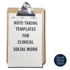 notetaking-templates-title Clinical Supervision, Notes Templates, Social Work Practice, Note Templates, School Social Worker, Crisis Intervention, Social Workers