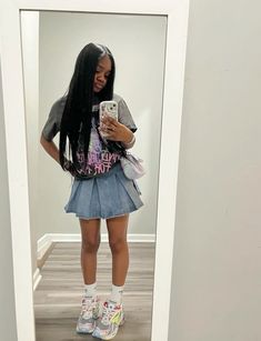 Stylish Fits, Mirror Flicks, Teen Fashion Trends, Cute Nike Outfits, Streetwear Fits, Simple Fits