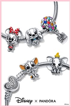 Chanel Costume Jewelry, Bracelets Pandora, Pandora Jewelry Charms, Pandora Disney, Charms Pandora