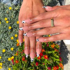 Cowgirl Disco Nails, Disco Cowboy Nails, Nashville Bachelorette Nails, Almond Cow Print Nails, Country Festival Nails, Pink Cowgirl Nails, Stagecoach Nails, Disco Cowgirl Nails, Cowprint Nail Design