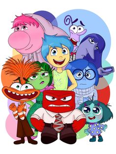 an image of cartoon characters from the movie monsters