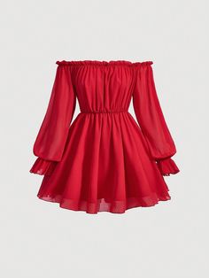 Cute Red Dresses Casual Short, Red Dresses Short, Red Short Dress, Red Dress Casual, School Event Dress, Elegant Red Dress, Red Dress Sleeves, Grad Dresses Short, Cute Red Dresses