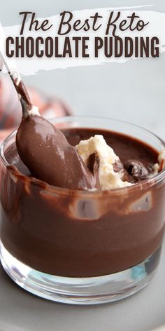 the best keto chocolate pudding recipe