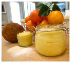 Coconut Orange Sugar Scrub... - 2 Bees in a Pod Body Scrub Homemade, Orange Body Scrub, Orange Sugar Scrub, Diy Face Cleanser, Scrub Homemade, Coconut Scrub, Sugar Scrub For Face, Sweet Orange Essential Oil