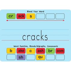 the words are in different colors and shapes to spell out their word choices for each letter