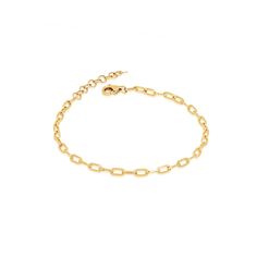 The Mini Link Chain Bracelet is crafted from solid 14k gold. Featuring small interlocking links, this bracelet is the perfect layering piece. P.S. This best seller is 15% off if you purchase it in a bundled Gift Set. Right this way for more details on The Arm Candy Gift Set. Classic Chain Bracelet With Solid Link Construction, 14k Gold Cable Chain Bracelet, Dainty Yellow Gold Link Bracelets, Classic Tarnish-resistant Chain Link Bracelet, Elegant Bracelets With Rectangular Cable Chain Links, Gold-plated Bracelet With Cable Chain And Rectangular Links, Elegant Cable Chain Bracelet With Rectangular Links, Classic Chain Link Gold Bracelet Gift, Classic Chain Link Gold Bracelet As Gift