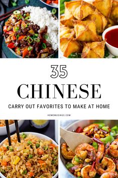 the cover of 35 chinese carry out favorites to make at home