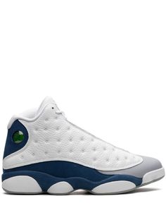 Jordan Air Jordan 13 "French Blue" high-top Sneakers - Farfetch Jordan 13 French Blue, Blue High Tops, Jordan Air, Jordan 13, French Blue, Sneakers White, High Top, Air Jordan, Top Sneakers