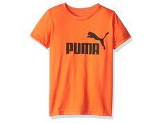 PUMA No. 1 Logo T-shirt - Men's T Shirt : Orange Black : 60% Cotton, 40% Polyester Egypt Machine Wash Classic t-shirt and fit Screen print logo Ribbed crew neck Fit type: Regular Fit PUMA screen print logo Care instructions: Machine Wash Weave type: Knit Basic Summer Sports T-shirt, Spring Sports T-shirt With Graphic Print, Basic Orange Crew Neck T-shirt, Spring Logo Crew Neck T-shirt, Spring Logo T-shirt With Crew Neck, Spring Crew Neck T-shirt With Logo, Spring Sports T-shirt Pre-shrunk, Logo Fitted Crew Neck Top, Basic Logo Print T-shirt For Spring