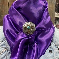 Wild Rags WRSC1D Solid Purple Wild Rag/Scarf - W189L Slide WRSC1D Perfect Squares, Wild Rag, Gold Cross, Scarf Wrap, Antique Silver, Scarf Accessory, Bathing Beauties, Turquoise, Purses And Bags