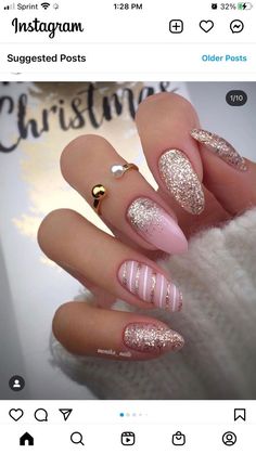 Diy Nails Easy, Blush Pink Nails, Bridal Nail Art, Ombre Acrylic Nails, Simple Gel Nails, Casual Nails, Classy Acrylic Nails