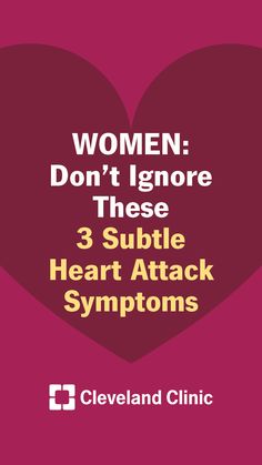 3 common signs of a heart attack in women and when they are cause for concern. Hint: Chest pain often isn’t your first clue.  #wellness #health #hearthealth #heartattack #heartdisease #womenshealth Doctor Advice, Health And Fitness Magazine, Healthy Diet Tips, Cleveland Clinic, Daily Health Tips, Fitness Advice, Chest Pain, Good Health Tips, Health Magazine