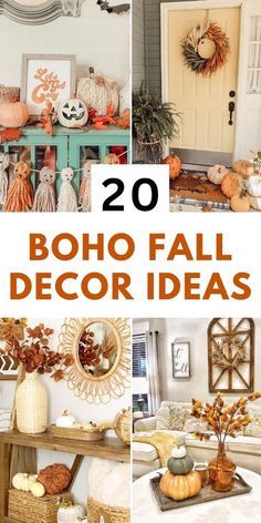 20 boho fall decor ideas